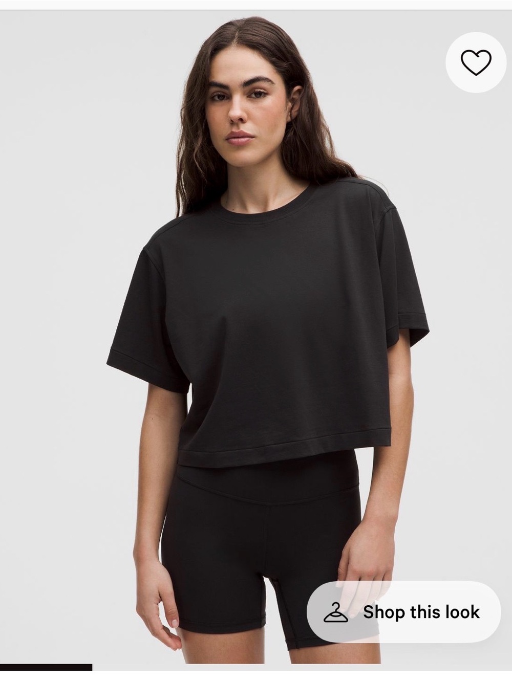 Lululemon all yours cropped tee shirt - Picture 1 of 3